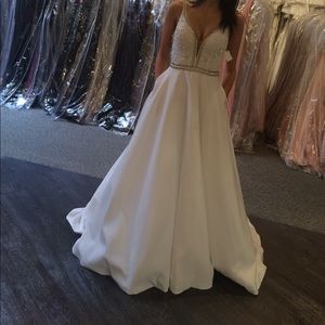 White Sherri Hill Ballgown